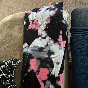 pink galaxy leggings